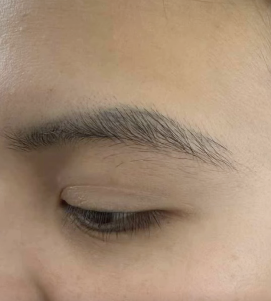 Before permanent makeup